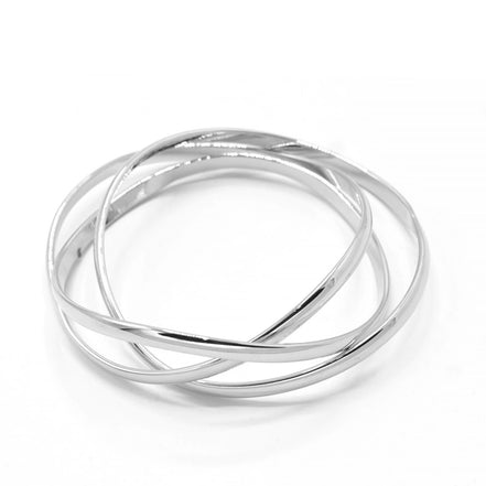 HB403-3 INTER LOCK BRACELET ASSORTED (DF3-4)