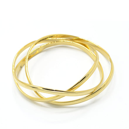 HB403-3 INTER LOCK BRACELET ASSORTED (DF3-4)