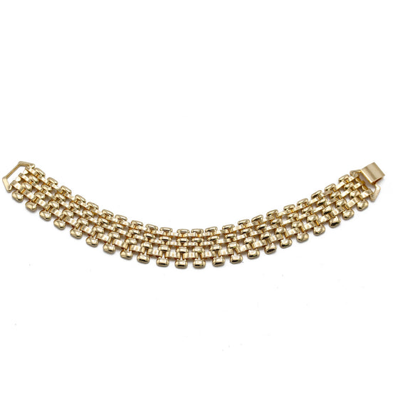 GOLD WATCH CHAIN METAL BRACELET #DWB-4572G(OE9)