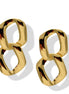 Bold Double-Link Chain Drop Earrings #FW1202755(KH4,NF6)