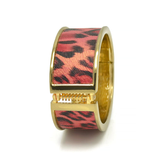 Gold Animal print Faux bracelet #SCXC-0913-16_RED (TD14/TF15/QA7)