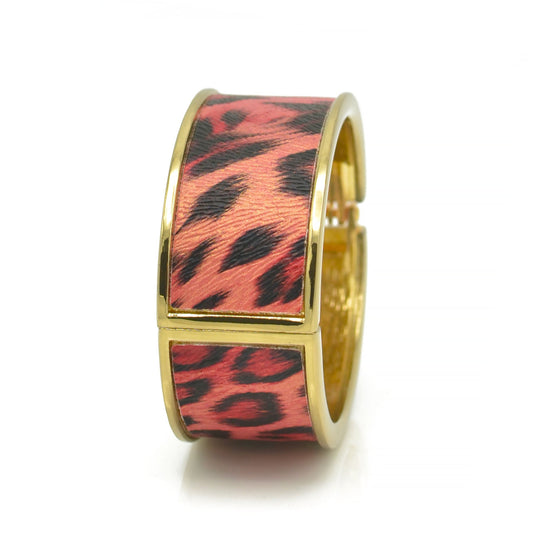 Gold Animal print Faux bracelet #SCXC-0913-16_RED (TD14/TF15/QA7)