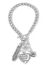 SILVER HEART CHARM BRACELET#FW1203249 (UE4)