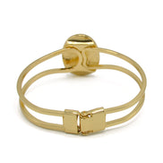 GOLD CREAM PEARL HINGED BRACELET  #FW1404711(KB4/KC4)
