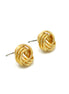 GOLD LOVE KNOT EARRINGS #SWR-CP2620GLD (OG20)