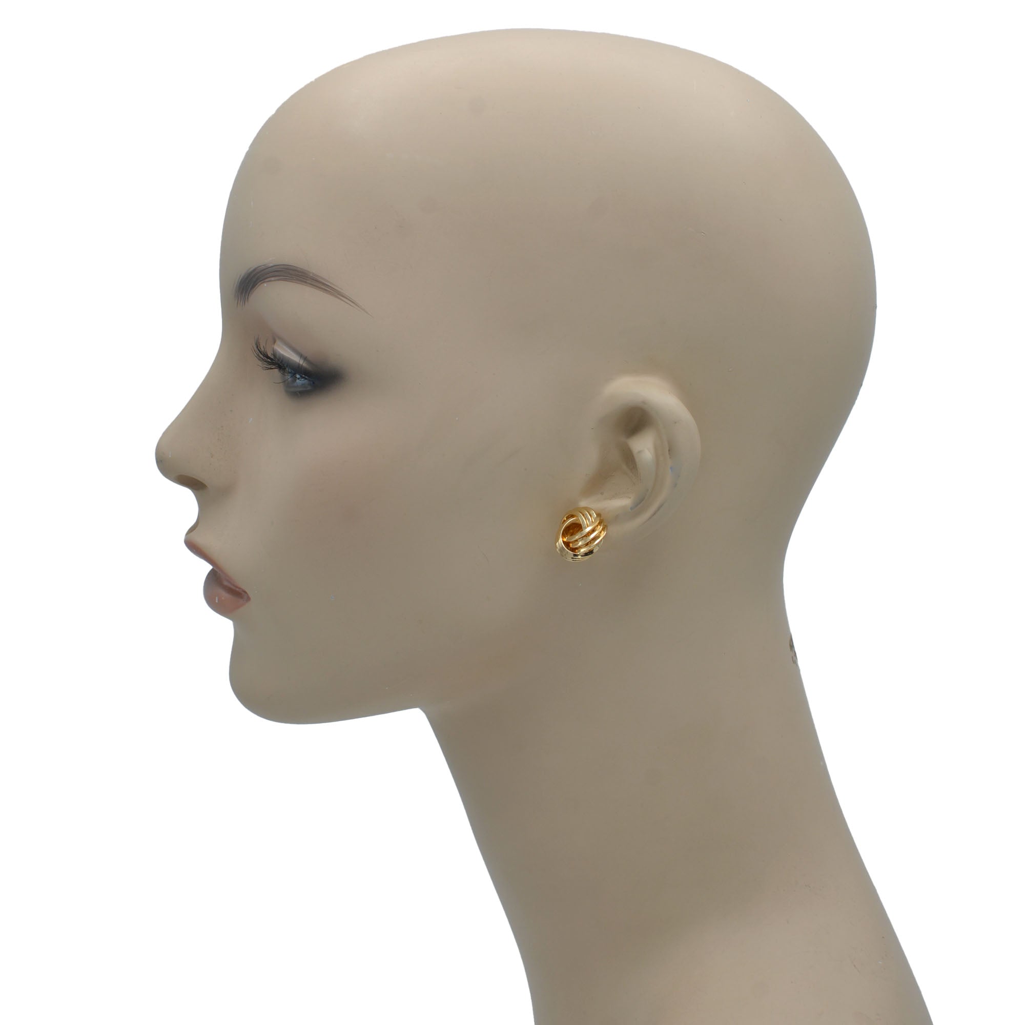 GOLD LOVE KNOT EARRINGS #SWR-CP2620GLD (OG20)