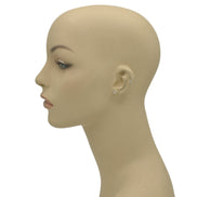 GOLD HALF A BALL RHINESTONES CRYSTAL EARRINGS # HNE86557GDCR(HG16/HG17)