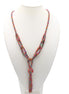 Multicolor seed bead tassel long necklace #N2271MLT(Boom side)