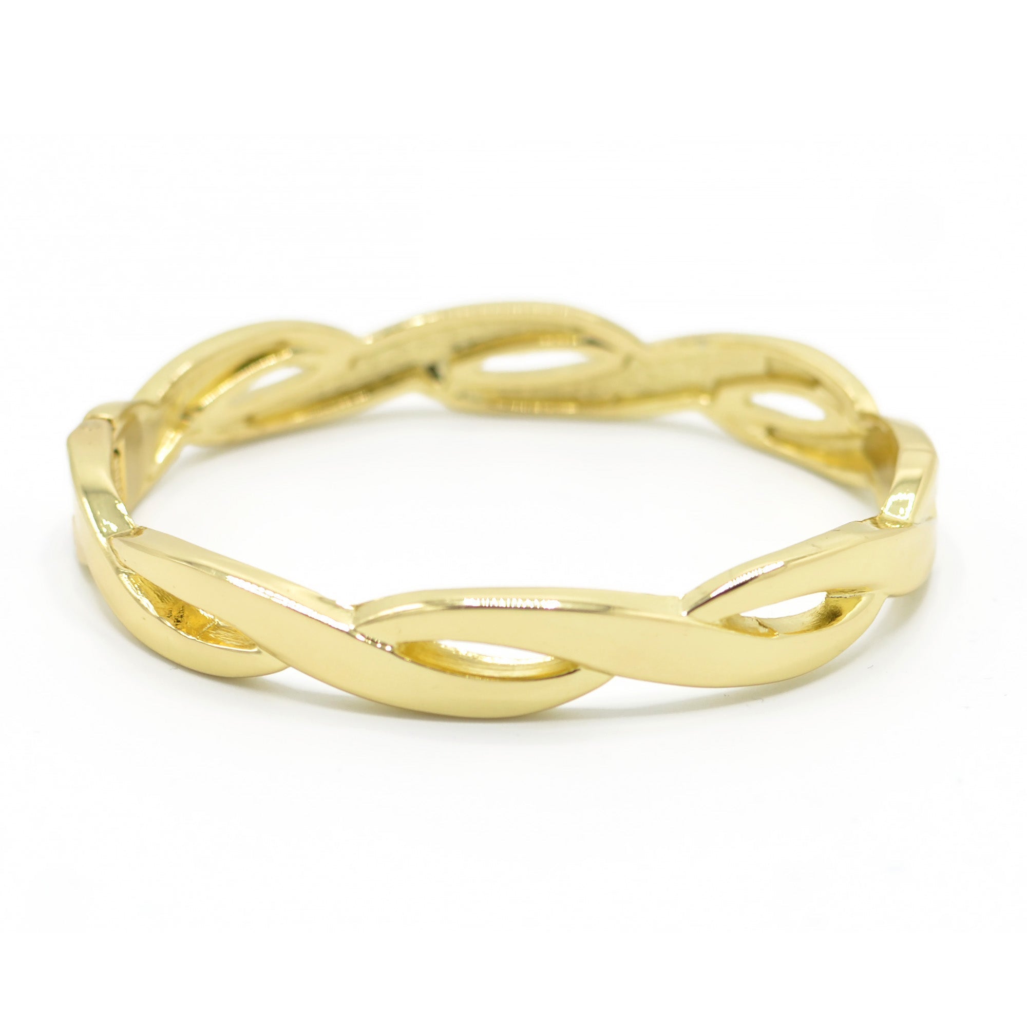 GOLD HINGED BRACELET #SA-B150GLD (MF17)
