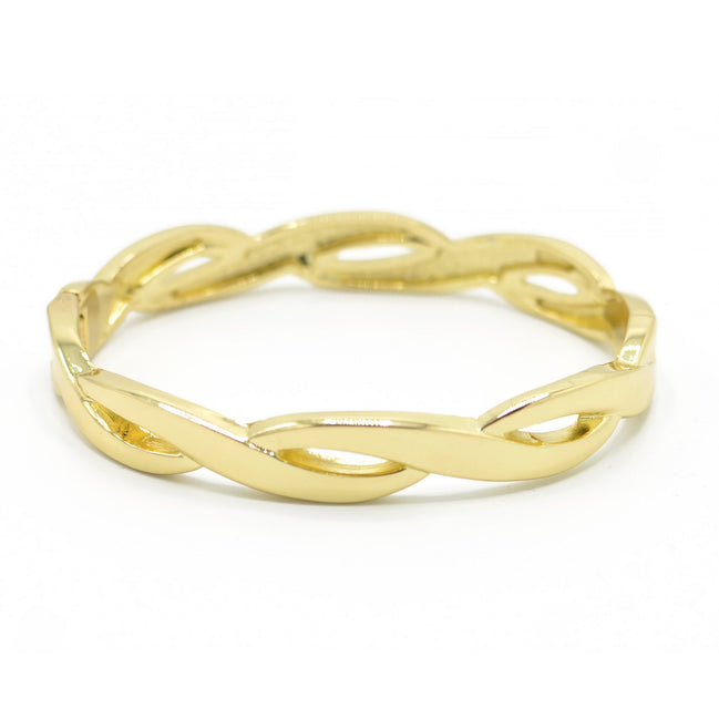 GOLD HINGED BRACELET #SA-B150GLD (MF17)