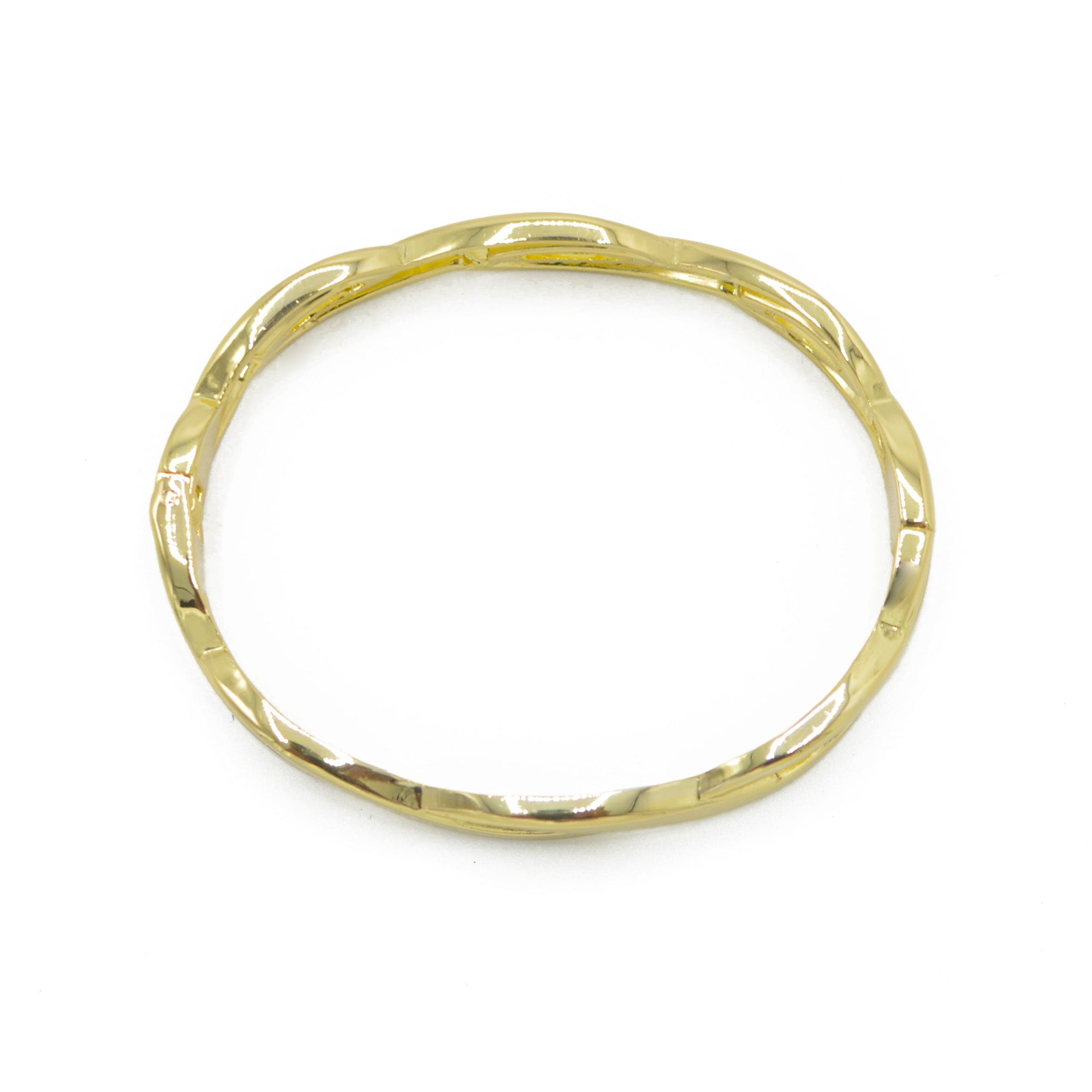 GOLD HINGED BRACELET #SA-B150GLD (MF17)
