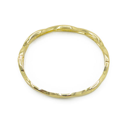 GOLD HINGED BRACELET #SA-B150GLD (MF17)