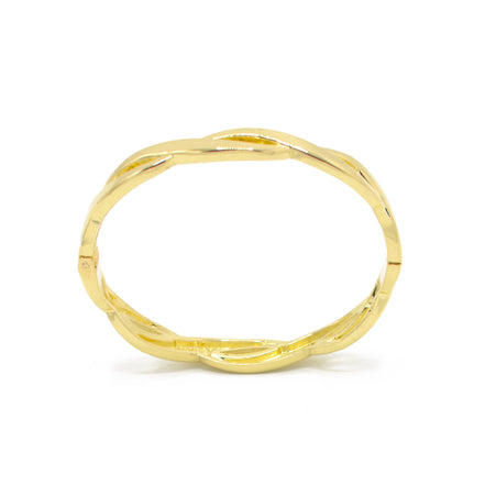 GOLD HINGED BRACELET #SA-B150GLD (MF17)