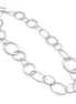 Rhodium Large Link Long Chain Necklace #NR5304(MC4)