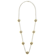 Two-Tone Crystal Marcasite Finish 36