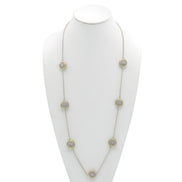 Two-Tone Crystal Marcasite Finish 36