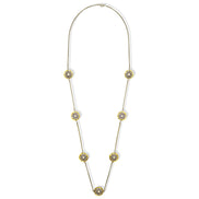 Two-Tone Crystal Marcasite Finish 36
