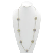 Two-Tone Crystal Marcasite Finish 36
