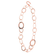 ROSE GOLD LARGE LINK LONG NECKLACE #NR5304RG (BB4)