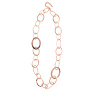 ROSE GOLD LARGE LINK LONG NECKLACE #NR5304RG (BB4)