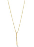 GOLD "BELIEVE" BAR PENDANT NECKLACE #N4465GLD(OG16)