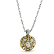 CREAM PEARL TWO TONE ROUND 2