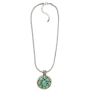 TURQUOISE TWO TONE ROUND 2