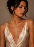 Gold Crystal Tassel Y-Necklace – 28 Inch Rhinestone Lariat Necklace with 3 Inch Extender #SWKK-1581GLD(FB26)