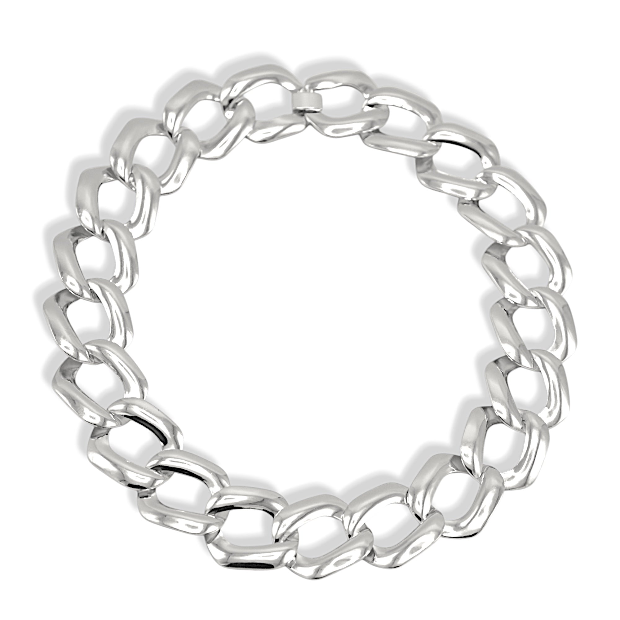 Shiny Gold Link chain Necklace  #FW1202754 (RC15/KG4)