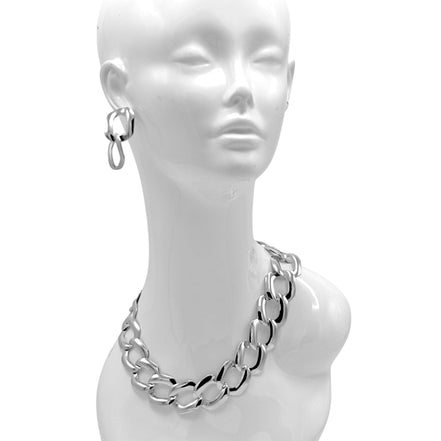 Shiny Gold Link chain Necklace  #FW1202754 (RC15/KG4)