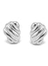 RHODIUM CLIP-ON EARRINGS #SQ09131ECR (GF1/KF4)