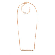 ROSE GOLD BAR NECKLACE# SQ20190132BRG (NC5)