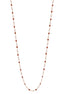 ROSE GOLD RED EVIL EYE CRYSTAL LONG NECKLACE #SQJGN031905 (AD6)