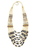 MULTI LAYERED WOOD AND BONE NECKLACE #FWNK-1907-17