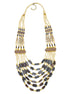 MULTI LAYERED WOOD AND BONE NECKLACE #FWNK-1907-17
