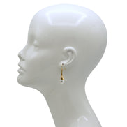 Elegant Gold Cream Teardrop Faux Pearl Earrings – Classic & Timeless Style#HNE90102GDCM (GC6/LC11)