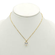 GOLD CRYSTAL HEART PENDANT NECKLACE WITH GIFT BOX #GLN1463G