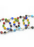 MULTICOLOR EVIL EYE STRTCH BRACELET SET # SQ321-110090