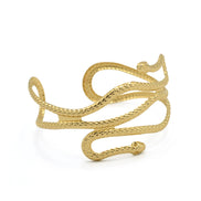 GOLD HALLOWEEN SNAKE UPPER ARM BAND CUFF BRACELET #HNB90460GD
