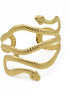 GOLD HALLOWEEN SNAKE UPPER  ARM BAND CUFF BRACELET #HNB90461GD
