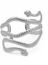 SILVER  HALLOWEEN SNAKE UPPER  ARM BAND CUFF BRACELET #HNB90461SL