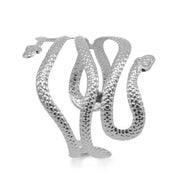 SILVER  HALLOWEEN SNAKE UPPER  ARM BAND CUFF BRACELET #HNB90461SL