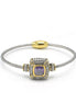 AMETHYST CRYSTAL CLASSIC CABLE BRACELET #93012BR-AM(FB8)