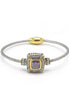 AMETHYST CRYSTAL CLASSIC CABLE BRACELET #93012BR-AM(FB8)