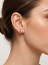 Classic Faux Pearl Stud Earrings Set for Women – Gold Tone Round Pearl Post Earrings, 5 Color Options (Blush Pink, Black, White, Silver Gray & Champagne)  #UN240281ER94 (SHAD9/AI24)