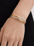 Two-Tone Interlocking Rolling Ring Set – Gold & Silver Mixed Metal#GFB1616 (Mod)
