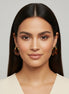 Tortoise Shell Acetate Resin Hoop Earrings with Gold Inlay – Vintage Style C-Hoops – Lightweight Statement Jewelry for Women 1.25"#GFE6506 (S3 2025)