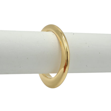 2.8" Oversized Bold High-Polish Dome Bangle Bracelet – Chunky Gold Tone Statement Oval Cuff – Modern Minimalist Jewelry#GFB1723-1 (S3 2025)