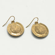 Gold Tribal Fashion Eye Round Color Beads & Enamel Drop earrings #SE25049 (NA17)