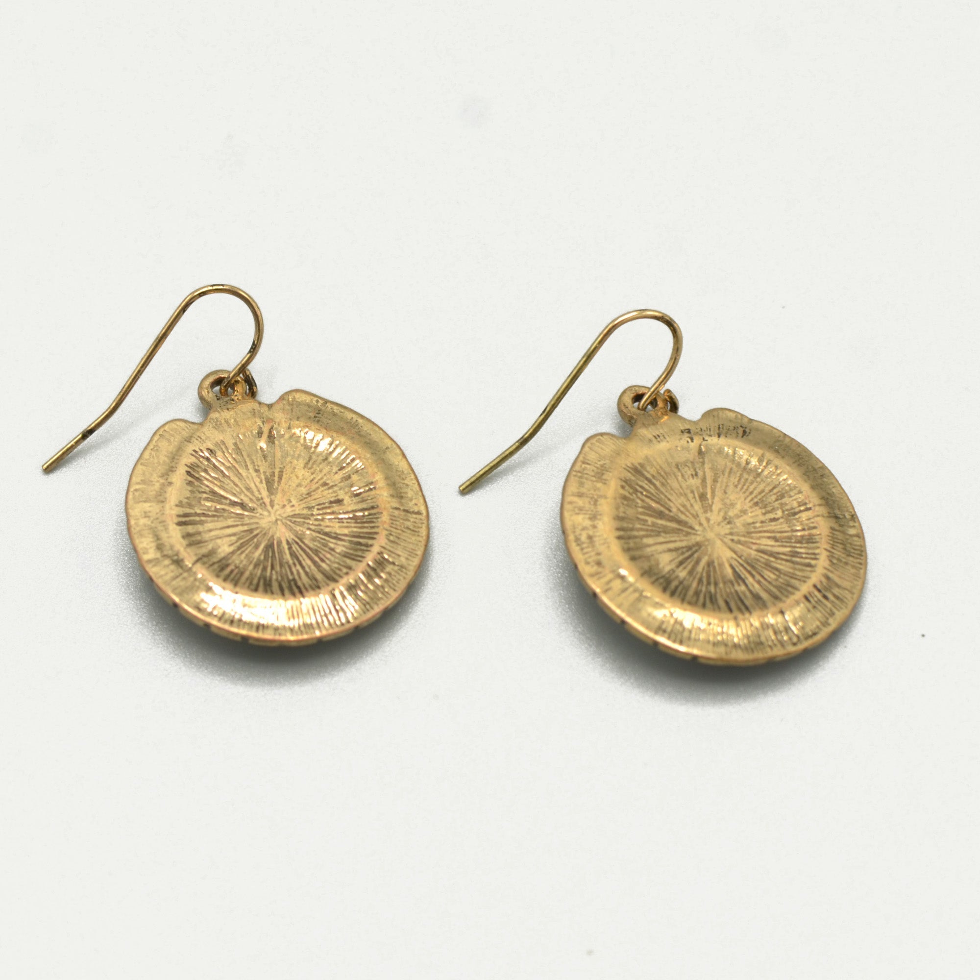 Gold Tribal Fashion Eye Round Color Beads & Enamel Drop earrings #SE25049 (NA17)